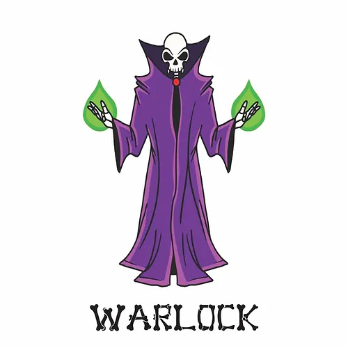 Skele-Pin Adventurer Warlock